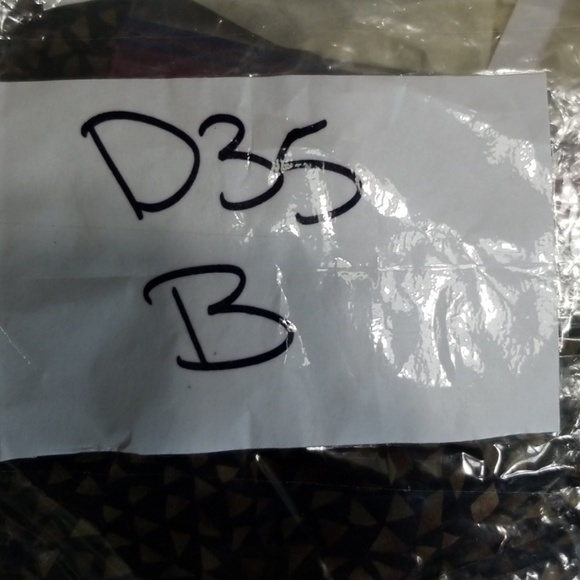 Elementz sz M Shift Dress Brown Black Beaded - Picture 6 of 7